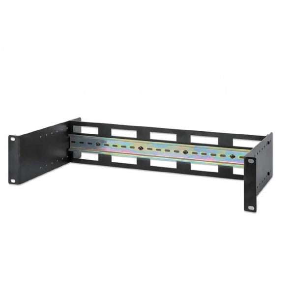 KIT DE CARRIL DIN , INTELLINET, 716345, AJUSTABLE PARA RACK 19, 2U