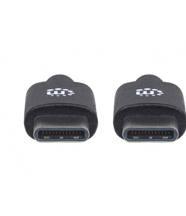 CABLE USB,MANHATTAN,354882,-C V2.0, C-C 3M NEGRO  60W, 480MB