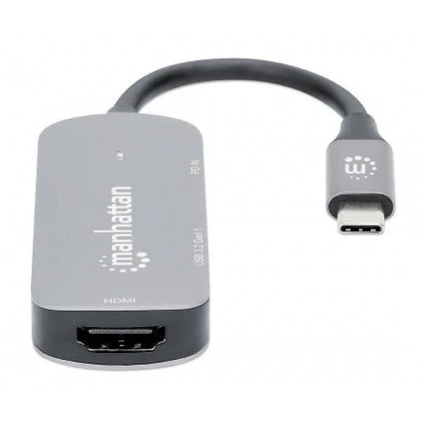 DOCKING,MANHATTAN,190299, USB-C  3 PTOS, HDMI 4K@60HZ, USB-C