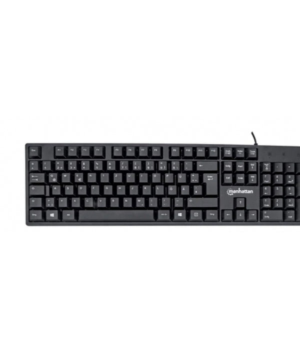 TECLADO,MANHATTAN,179324, MX USB CABLEADO