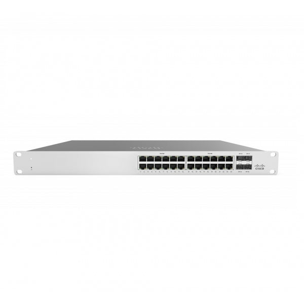 SWITCH CISCO MERAKI 24 X 10/100/1000BASE-T ETHERNET RJ45, 4 X 1G SFP UPLINK  (REQUIERE LICENCIAMIENTO OBLIGATORIO)