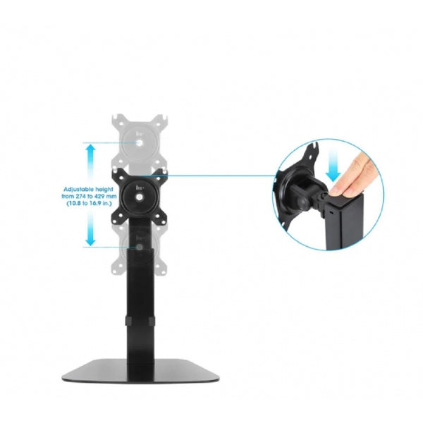 SOPORTE MONITOR / MANHATTAN / 461894 /P/1 MONITOR 15 A 32 SOBRE ESCRITORIO, AJUSTE ALTURA CON GAS