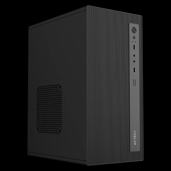 GABINETE ACTECK PERFORMANCE MINI III GI215M / MINI TORRE / MICRO-ATX, MINI ITX / FUENTE DE PODER ATX 500W INCLUIDA / 5 AÑOS DE GARANTIA / NEGRO / AC-944571