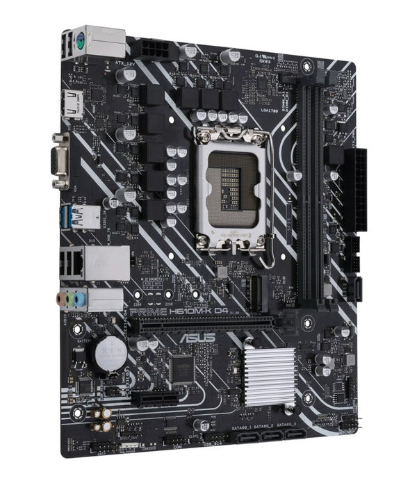 MB ASUS H610 INTEL S-1700 14A GEN/2X DDR4 2666/HDMI/D-SUB/M.2/2X USB3.2/MICRO ATX/GAMA BASICA