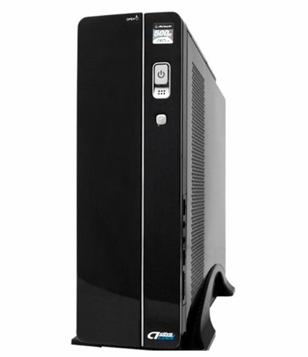 GABINETE ACTECK BERN GS460 / MICRO TORRE SLIM / MICRO ATX, MINI ITX / FUENTE SFX 500 W / FULL METAL / LECTOR DE TARJETAS / TORNILLOS DE MANO / 3 AÑOS DE GARANTIA / NEGRO / GAPC-301