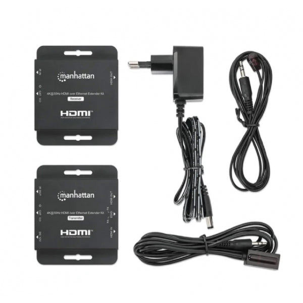 EXTENSOR VIDEO HDMI,MANHATTAN,168397, 70M-HD O 40M-4K VIA CAT 6