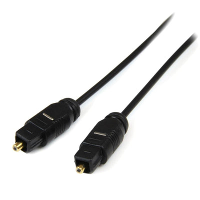 CABLE DE 3M TOSLINK AUDIO DIGITAL OPTICO SPDIF DELGADO - NEGRO - STARTECH.COM MOD. THINTOS10