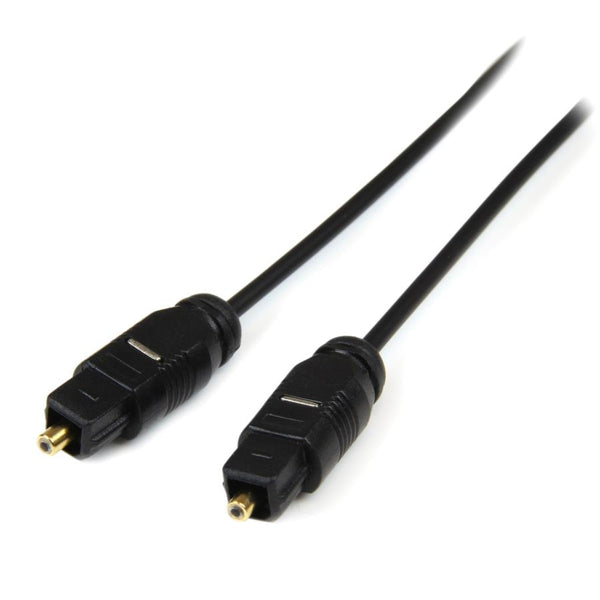 CABLE DE 3M TOSLINK AUDIO DIGITAL OPTICO SPDIF DELGADO - NEGRO - STARTECH.COM MOD. THINTOS10