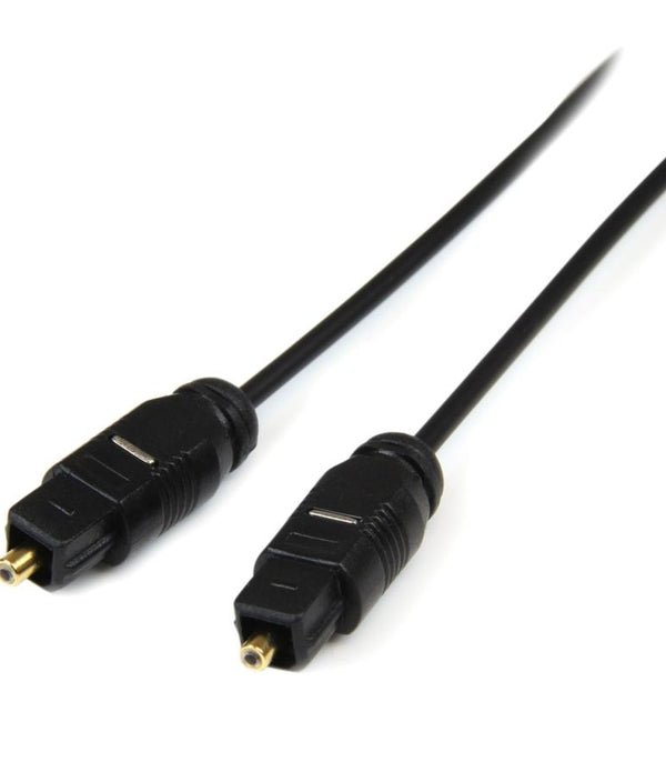 CABLE DE 3M TOSLINK AUDIO DIGITAL OPTICO SPDIF DELGADO - NEGRO - STARTECH.COM MOD. THINTOS10