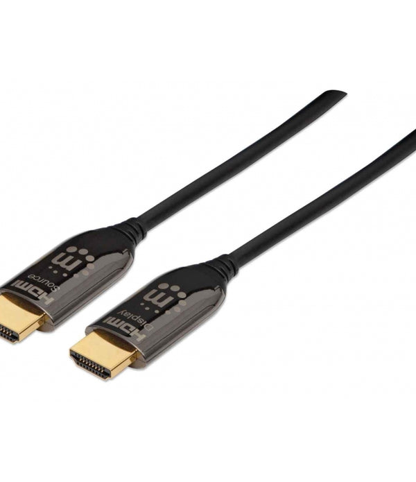 CABLE HDMI,MANHATTAN,355438, 2.0 FIBRA OPTICA M-M  30.0M