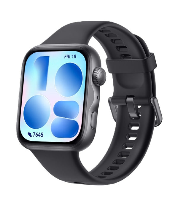 HUAWEI WATCH FIT 5 SMARTWATCH CON GPS, HASTA 10 DIAS DE BATERIA, MINIEJERCICIOS, GESTION AVANZADA DE LA SALUD, MONITOR DE FRECUENCIA CARDIACA, SPO2, PARA HOMBRES Y MUJERES, IOS Y ANDROID, NEGRO