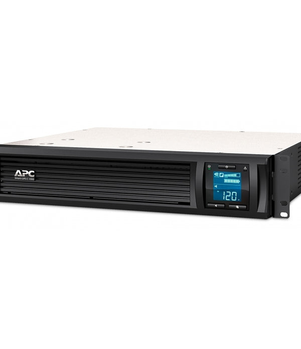 UNIDAD SMART-UPS C DE APC, 1000 VA, PANTALLA LCD, PARA RACK, 2 U, 120 V,