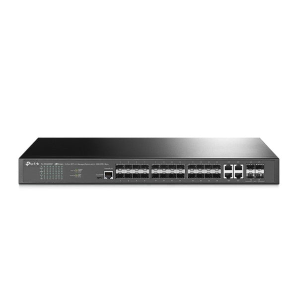 SWITCH TP-LINK SG3428XF GIGABIT ADMINISTRABLE 24 PUERTOS SFP L2 4 RANURAS 10GE SFP