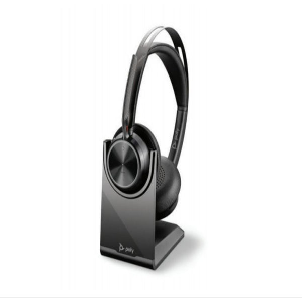 DIADEMA HP POLY 9T9J6AAAC3 VOYAGER FOCUS 2 UC/ VERSION MICROSOFT TEAMS BLUETOOTH DONGLE USB-A CONEXION DE HASTA 2 DISPOSITIVOS ESTEREO HASTA 19 H DE CONVERS ALCANCE HASTA 50 M CON BASE DE CARGA