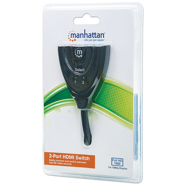 SWITCH ,MANHATTAN,207416,HDMI 1.3, 2 ENTRADAS : 1 SALIDA