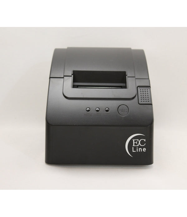 MINIPRINTER EC LINE EC-PM-58110, NEGRO, TERMICA, 58 MM, USB, SERIAL, RJ11, CORTE MANUAL, 110 MM/SEG