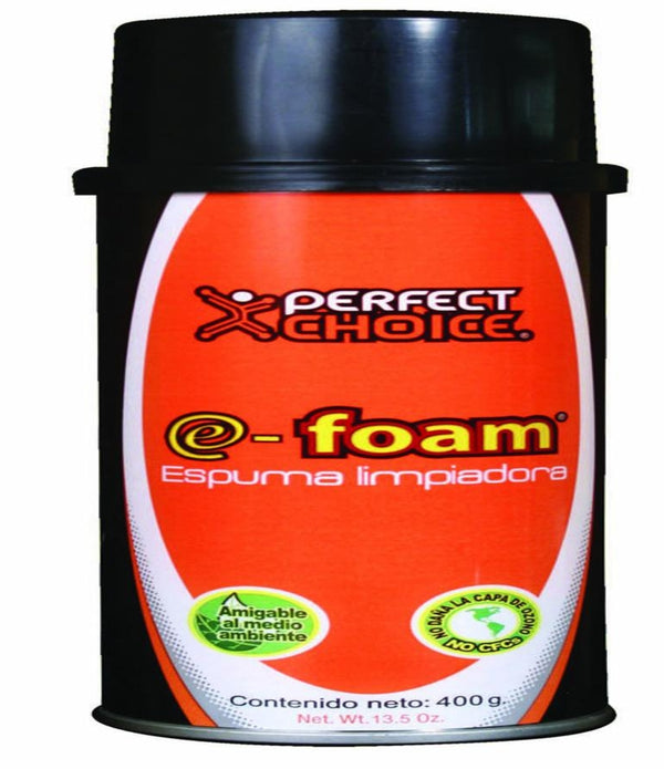 ESPUMA LIMPIADORA PARA EQUIPO ELECTRONICO Y CUBIERTAS PLASTICAS ULTRA CLEAN PERFECT CHOICE E-FOAM 400GRS / 432 ML