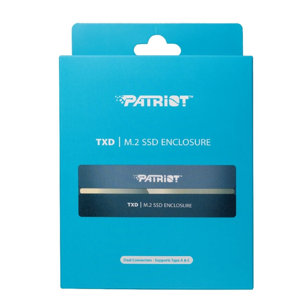 CARCASA PATRIOT TXD PV810 PARA SSD M.2 PCIE GEN 3X4 NVME 1.3 USB 3.2 USB TIPO C WINDOWS MAC OS LINUX ANDROID, (PV810UPNGM)