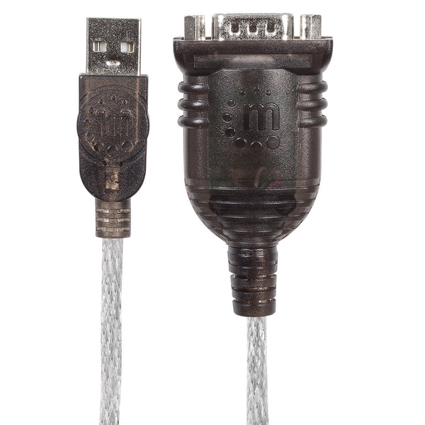 CONVERTIDOR USB A SERIAL DB9M 0.45 M 256 KBP MANHATTAN