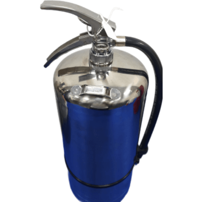Extintor de Agente Químico Líquido / Especializado Fuegos Clase K / Capacidad 6 L (1.6 gal) / UL / ULC / Acero Inoxidable y Latón