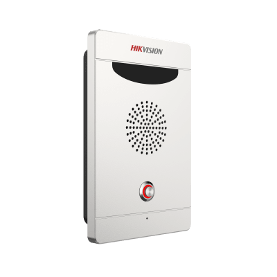 Estación de Alarma de Pánico / Audio Bidireccional / Altavoz 3W / Micrófono Omnidireccional 1 m / 2 Entradas y 2 Salidas de Alarma / IP65 IK08 / Aluminio Exterior
