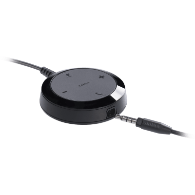 Auricular Profesional UC / Cancelación de Ruido / USB-C/A y Jack 3.5 mm / Micrófono con Supresión de Ruido / Controlador en Cable con LED