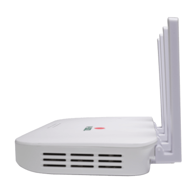 ONU con Wi-Fi 6 / 4 Puertos Gigabit / PON SC/UPC / AX1500 / Doble Banda / 4 Antenas 5 dBi / 12V 1.5A