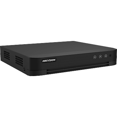 DVR Pentahíbrido / 16 Canales TurboHD + 24 Canales IP / 3K Lite / Salida 4K HDMI / H.265+ con GUANLAN AI / AcuSearch / Perimeter Protection / 1 Bahía SATA 12 TB