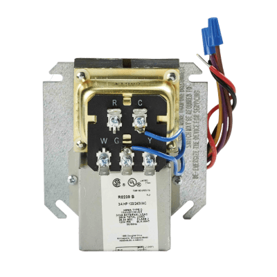 Centro de Ventilador / Transformador 38 VA / Relevador SPDT 3/4 HP / Montaje Caja 4 Pulgadas / Protección Sobrecarga