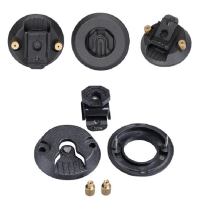 Clip para Body Cam / Sistema KlickFast / 23 g / Base 45 mm / 0.15 ft Diámetro / Plástico Resistente