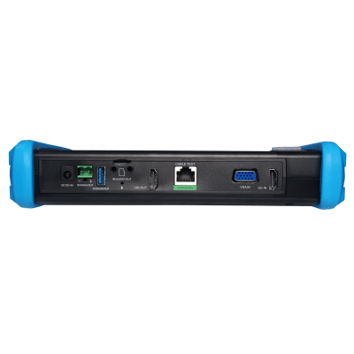 Tester de Video Profesional / Pantalla Táctil IPS 7" / 4K/8K H.265 / IP/HD/Analógico / TVI/CVI/AHD/CVBS / PoE 24W / TDR / HDMI 1080p / Autonomía 10 h
