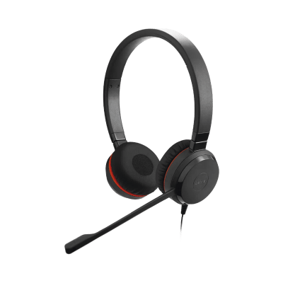 Auricular Profesional UC / Cancelación de Ruido Avanzada / Conexión Dual USB-C/A y 3.5 mm / Micrófono con Supresión de Ruido de Fondo / Controlador en Cable con LED / Almohadillas para Uso Prolongado