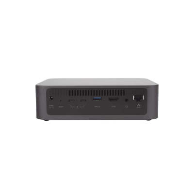 NAS Compacto / 4 Ranuras SSD M.2 NVMe PCIe 4.0 y 3.0 / Intel Core i5-1235U 10 Núcleos / 10GbE / Thunderbolt 4 40 Gbps / HDMI 8K / DDR5 hasta 64 GB