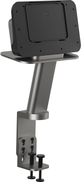 Soporte Fijo para Mesa / Tablet / Quick Lock / Giro 180° / Cerradura Doble Seguridad / Banco de Energía / Mesas hasta 100 mm (3.9 in)