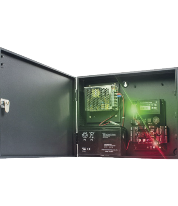 Panel de Control de Acceso / 4 Puertas / 30,000 Tarjetas / TCP-IP y RS485 / Fuente 12VCC 3A / Anti-Passback y Esclusamiento