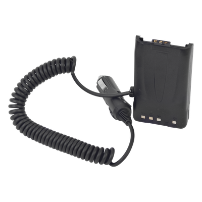 Cable Adaptador de Corriente Vehicular / 12V DC / Conector Encendedor de Cigarrillos / 200 mm / Compatible con Radios Kenwood NX y TK