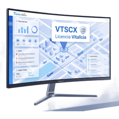 Licencia Plataforma GPS / Monitoreo en Tiempo Real / Gestión de Flotas / Reportes Personalizables / App iOS y Android / 30 Idiomas