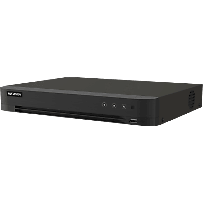 DVR Pentahíbrido / 16 Canales TurboHD 4K + 32 Canales IP / AcuSearch / Protección Perimetral IA / 20 TB / HDMI 4K / H.265+