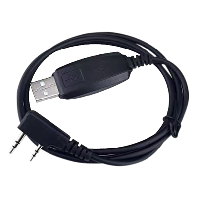 Cable de Programación USB / Conector Dual 2.5 mm y 3.5 mm / Longitud 100 cm (3.2 ft) / Windows 7/8/10 / Radios Analógicos y Digitales