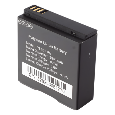 Batería de Respaldo / 2500 mAh / 3.8 VCC / Litio de Alta Densidad / 40 x 40 x 14 mm