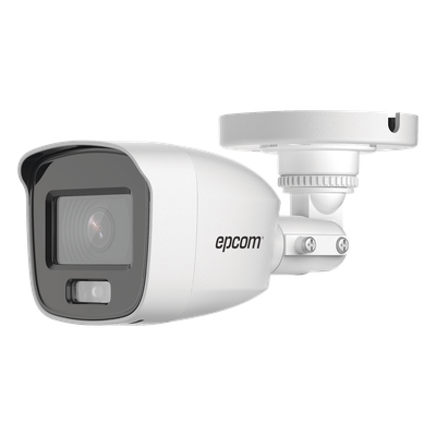Cámara Bala TURBOHD / 3K / Dual Light 20 m (65.6 ft) / Lente 2.8 mm / 105° HFOV / IP66 / Audio por Coaxitron / Smart-Hybrid Light