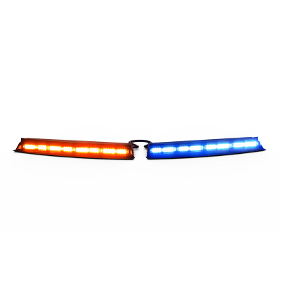 Barra de Luces Interior Tipo Visera / Tricolor Rojo/Azul/Blanco / 144 LED / 12-24V / SAE Class I / Sin Bracket