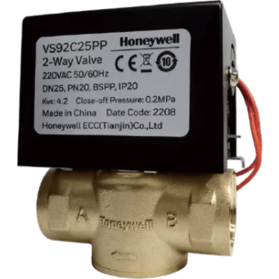 Válvula de Control Eléctrica / 2 Vías / Retorno por Resorte / DN25 / BSPT 1