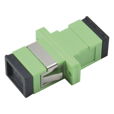 Acoplador de Fibra Óptica / SC/APC a SC/APC / Monomodo / Simplex / Industrial