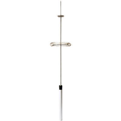 Punta Pararrayo Tipo Dipolo Corona / Ángulo de Protección 72° / 40,000 A / Mástil 120 cm (3.9 ft) / Aluminio Duradero