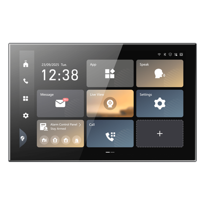Monitor Táctil IP / 10.1" Full HD+ / Android 14 / Wi-Fi 6 / PoE / Audio Dual / Gestión Unificada
