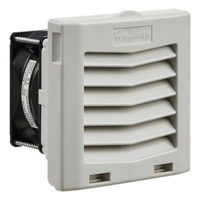 Ventilador con Filtro de Montaje Lateral / 21 CFM (36 m³/h) / 115 Vca / Click-Fit / Rejilla con Bisagra / 4