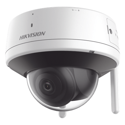 Cámara Domo IP / 4 Megapixel / Lente 2.8 mm / IR EXIR 30 m (98.4 ft) / Wi-Fi Dual Antena / IP66 / AcuSense Lite / dWDR / H.265+