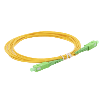 Jumper de Fibra Óptica / SC/APC-SC/APC / Monomodo OS2 / Simplex / 3 m (9.84 ft) / 2 mm