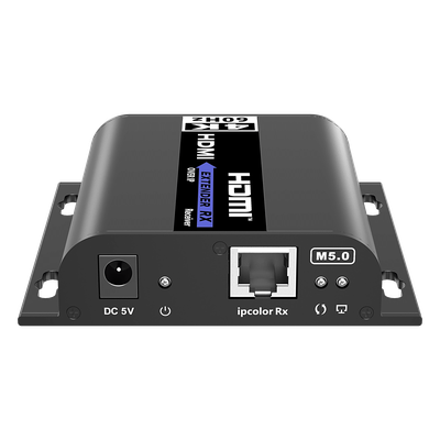 Receptor Extensor HDMI sobre IP / 4K@60Hz / Alcance 120 m (393.7 ft) / HDMI 2.0 / HDCP 2.2 / 18 Gbps / IR Bidireccional / Matriz 256x256